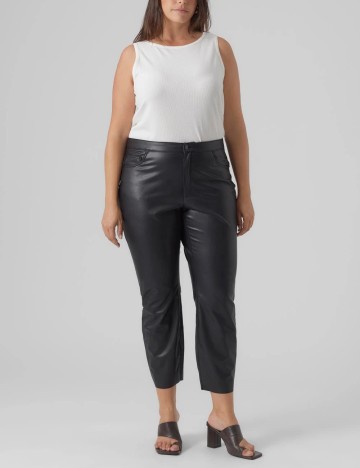 Pantaloni Vero Moda Curve, negru