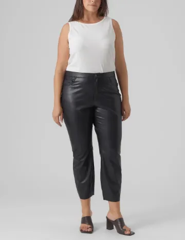 Pantaloni Vero Moda Curve, negru Negru