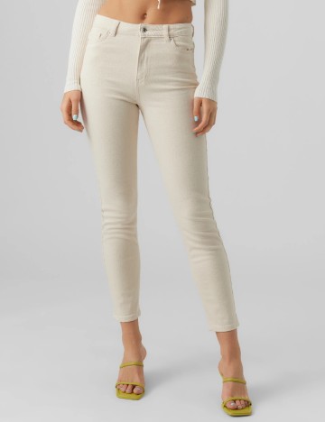 Blugi Vero Moda, crem