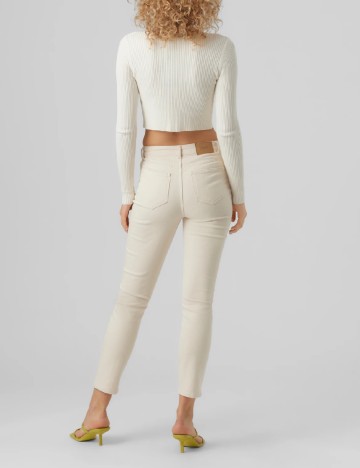 Blugi Vero Moda, crem