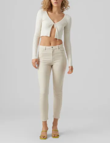 Blugi Vero Moda, crem Crem