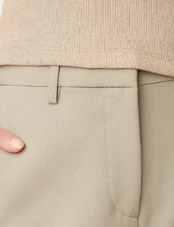 Pantaloni Vero Moda, bej Crem