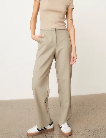 Pantaloni Vero Moda, bej Crem