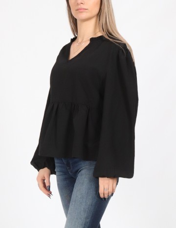 Bluza Pieces, negru