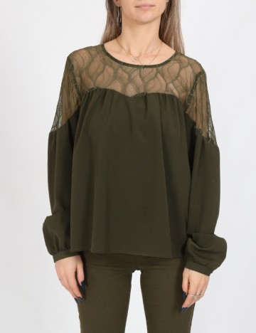 Bluza Only, verde