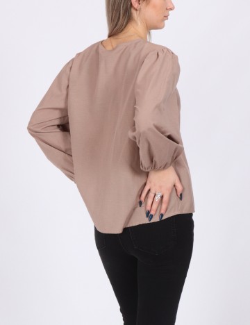 Bluza Pieces, maro