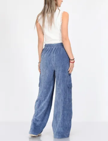 Pantaloni Only, albastru Albastru