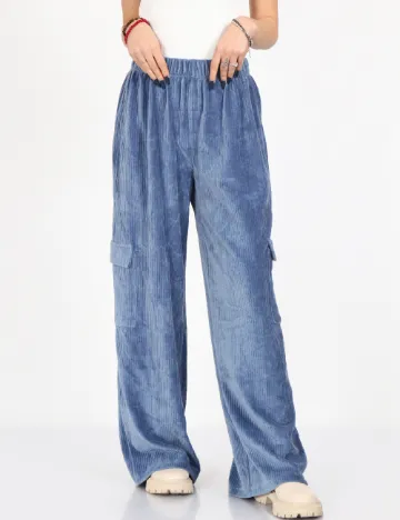 Pantaloni Only, albastru Albastru