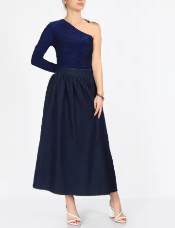 Fusta Vero Moda, bleumarin Albastru