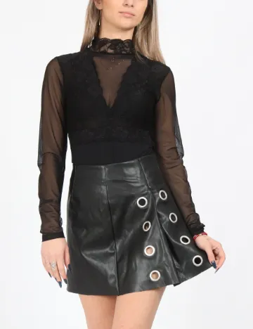 Fusta Vero Moda, negru Negru