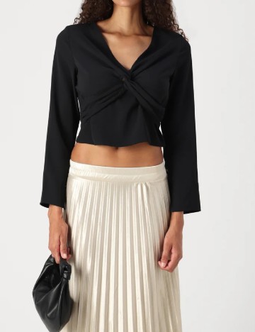 Top Vero Moda, negru