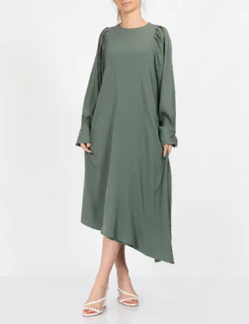 Rochie medie Vero Moda, verde Verde