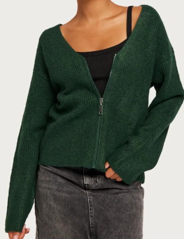 Cardigan Pieces, verde