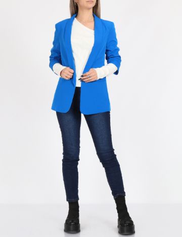 Blazer Jacqueline de Yong, albastru