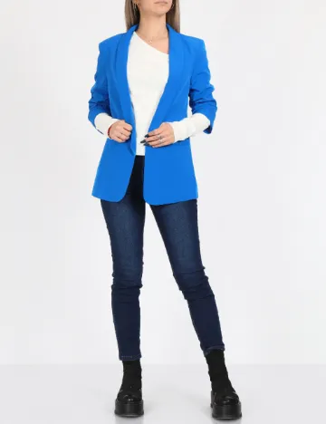 Blazer Jacqueline de Yong, albastru Albastru