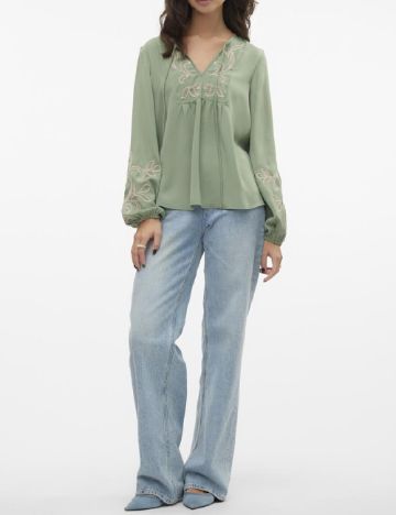 Bluza Vero Moda, verde