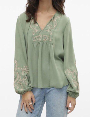 Bluza Vero Moda, verde