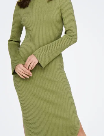 Rochie medie Only, verde Verde