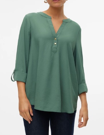 Camasa Oversize Vero Moda, verde