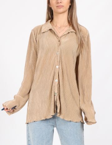 Camasa Oversize Jacqueline de Yong, crem