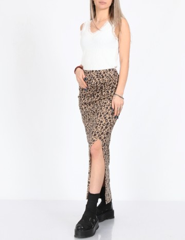 Fusta Noisy May, animal print