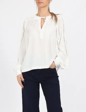 Bluza Vero Moda, alb Alb