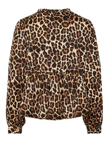 Bluza Pieces, animal print