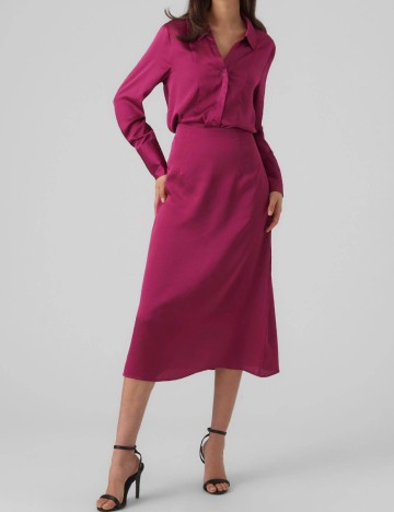 Camasa Vero Moda, magenta