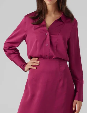 Camasa Vero Moda, magenta Roz