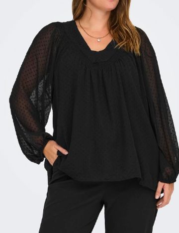 Bluza Only Carmakoma, negru