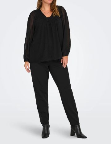 Bluza Only Carmakoma, negru