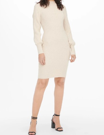 Rochie scurta Jacqueline de Yong, crem