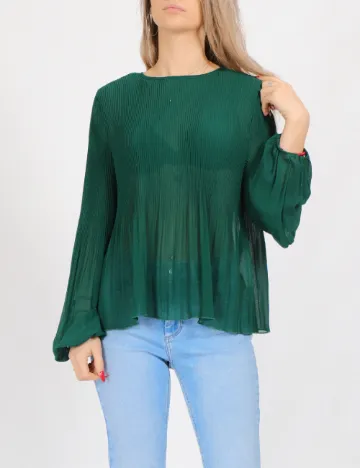 Bluza Pieces, verde Verde