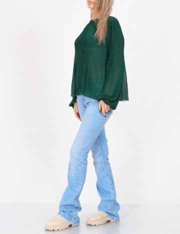 Bluza Pieces, verde