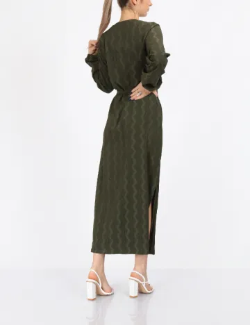 Rochie medie Only, verde Verde