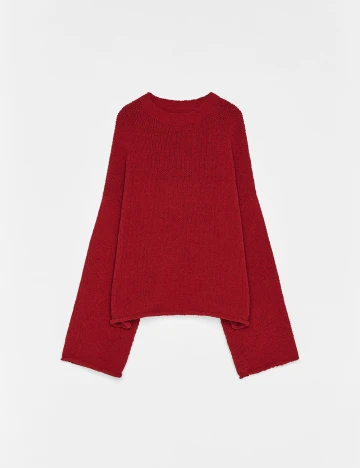 Pulover Bershka, rosu Rosu