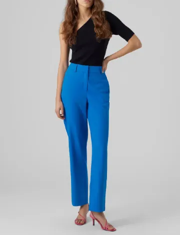 Pantaloni Vero Moda, albastru Albastru