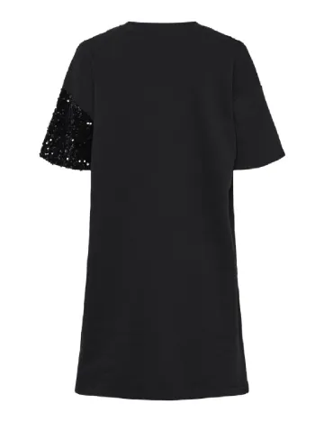 Rochie scurta Pieces, negru Negru