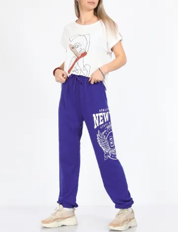 Pantaloni Only, albastru Albastru