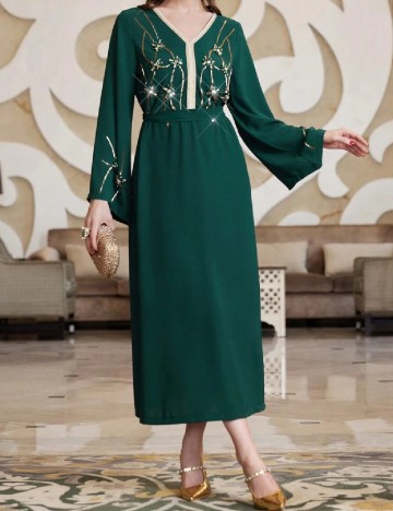 Rochie medie SHEIN, verde