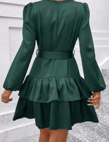 Rochie scurta SHEIN, verde Verde