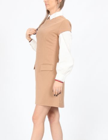 Rochie scurta SHEIN, maro