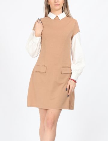 Rochie scurta SHEIN, maro