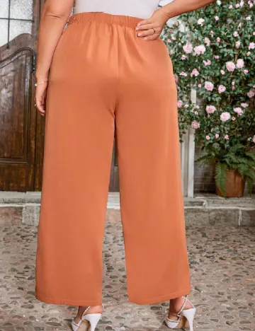 Pantaloni SHEIN CURVE, portocaliu Portocaliu