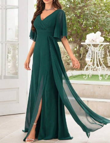 Rochie lunga SHEIN, verde