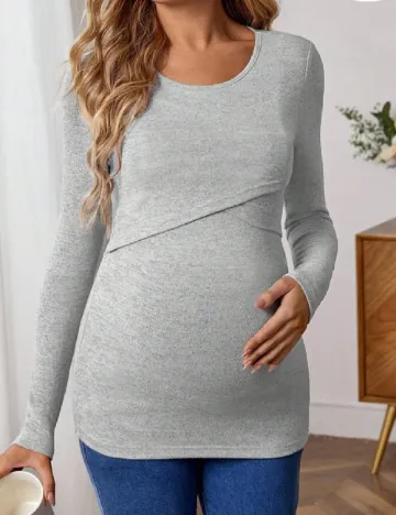 Bluza SHEIN Maternity, gri Gri