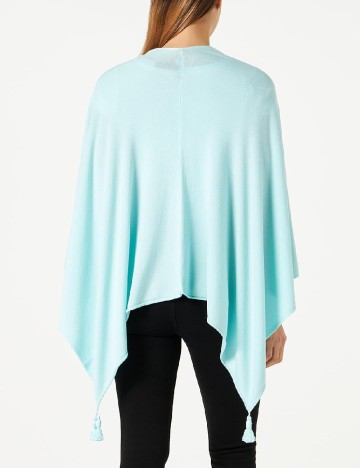 Poncho Comma, bleu