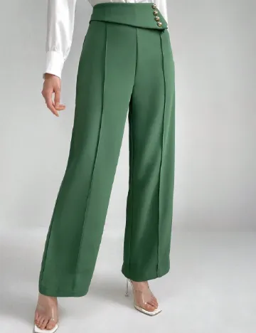 Pantaloni SHEIN, verde Verde