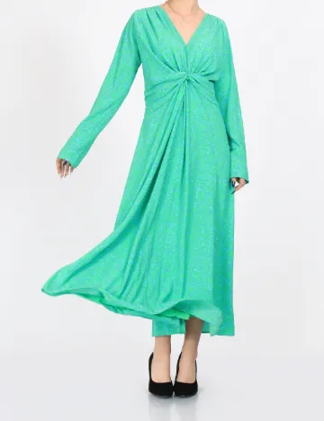 Rochie medie Comma, verde Verde