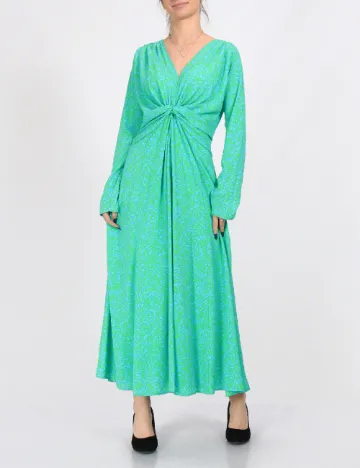 Rochie medie Comma, verde Verde